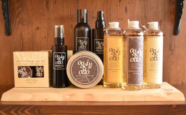 サロンに置いているヘアケア商品